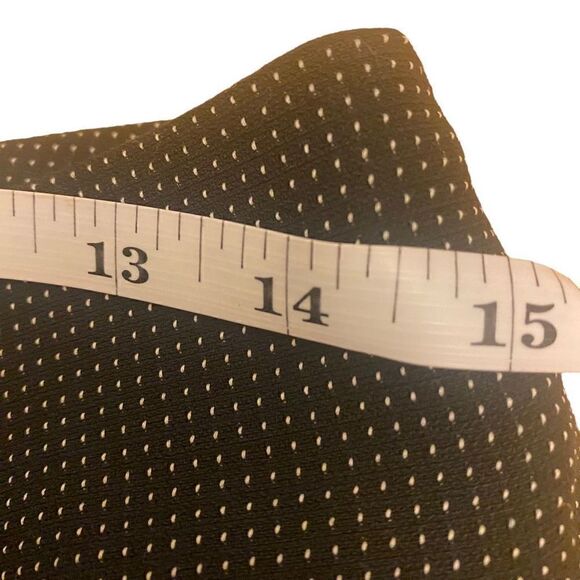 Talbots Flat Front Black Polkadot Dress Pants - Picture 8 of 11
